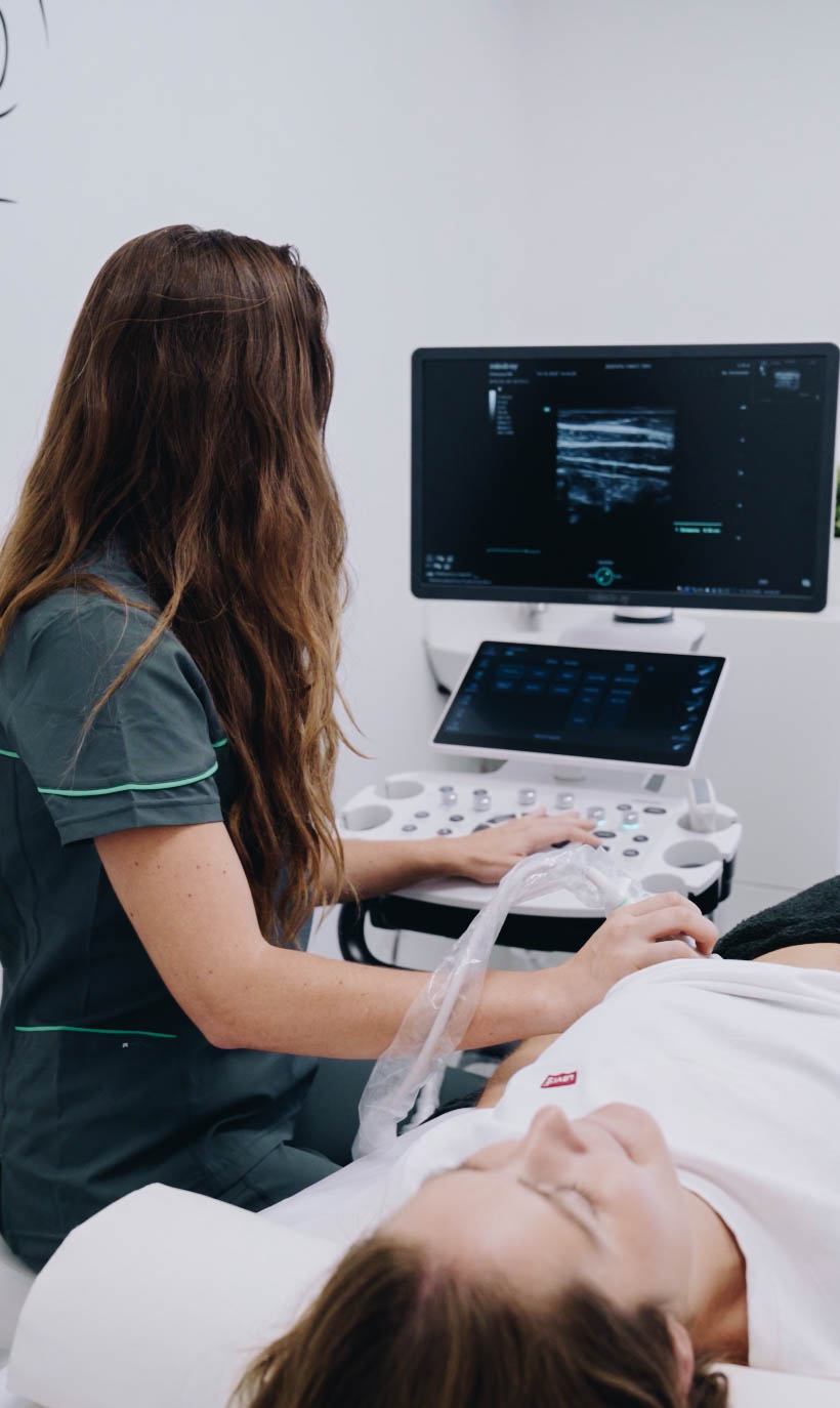 Ecografía para fisioterapia de suelo pélvico en Evolucenter Móstoles