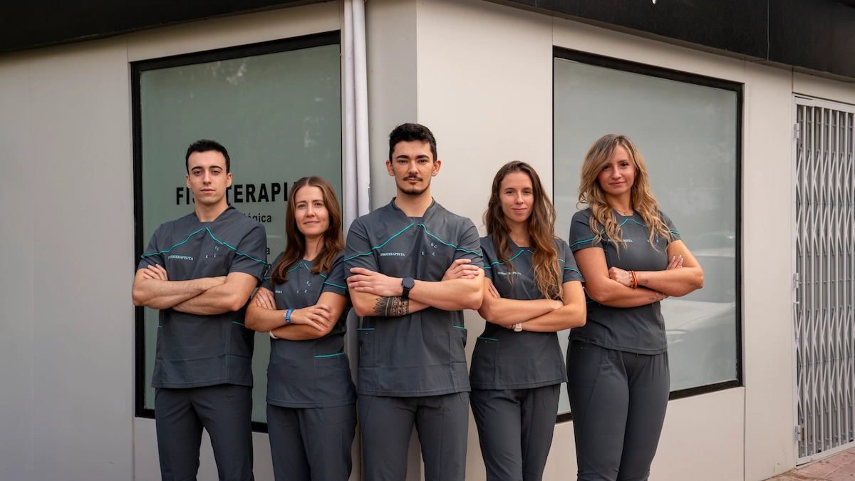 Equipo de fisioterapeutas y podólogos de Evolucenter en Móstoles